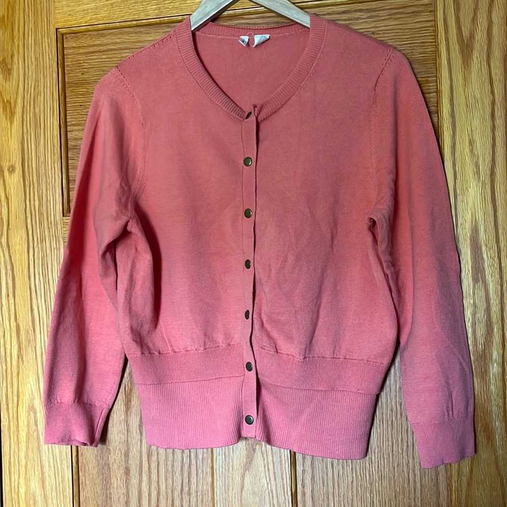 Moth Coral Cardigan